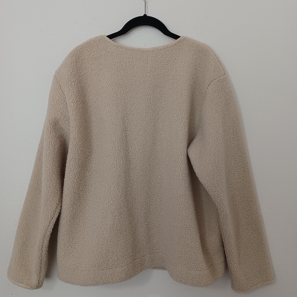 Joie sherpa teddy shacket jacket - Picture 3 of 4